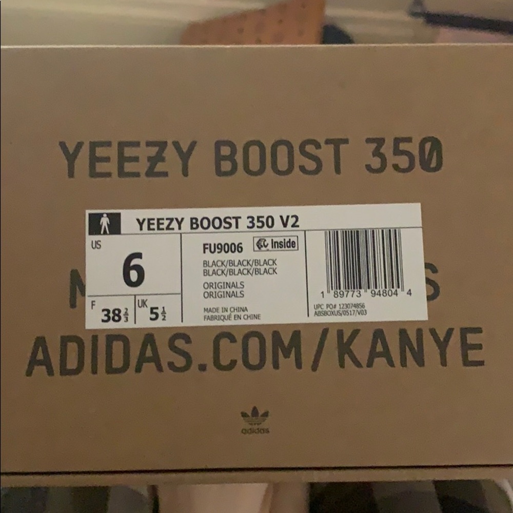 Yeezy Boost 350 V2 Black Static Nonreflective
